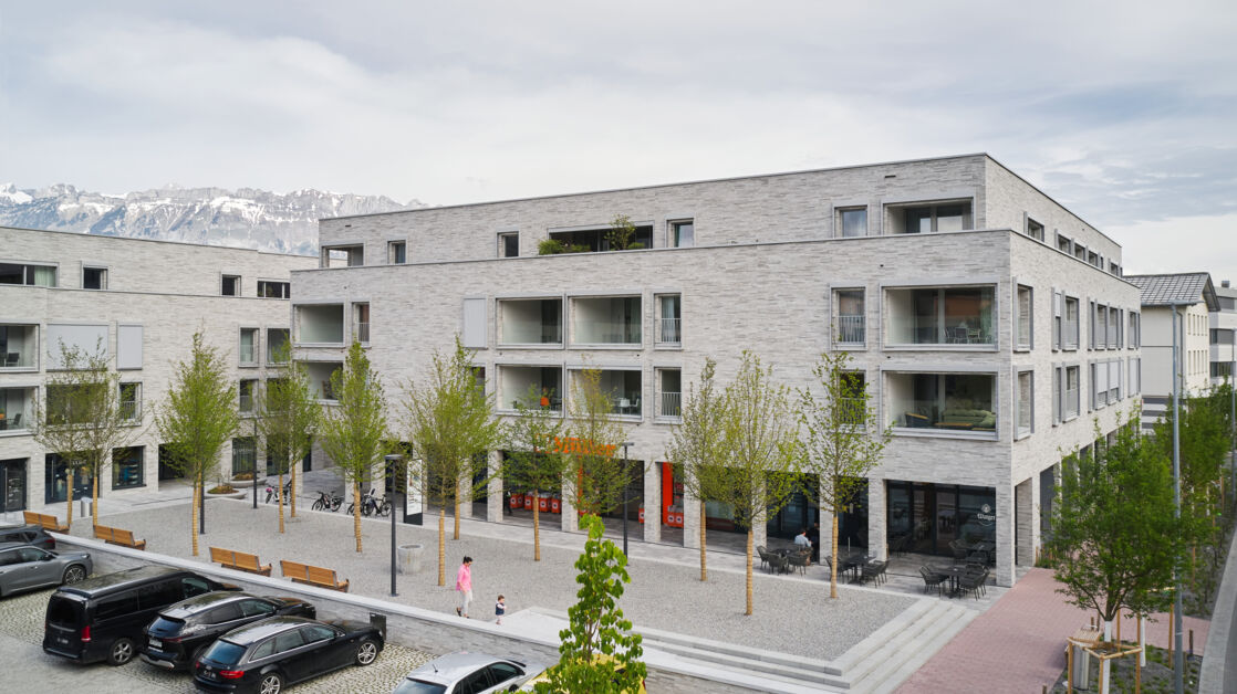 Referenzobjekt Porotherm, Im Zentrum Schaan