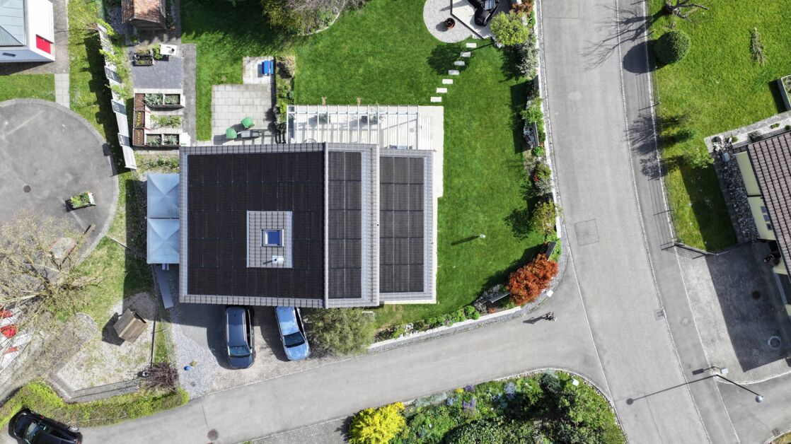 Referenzobjekt Photovoltaik, Wohnhaus in Niederuzwil