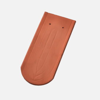 Casta Manufaktur, Biberschwanzziegel 17/38, Handstrich, rund, siena Casta Manufaktur, Biberschwanzziegel 17/38, Handstrich, rund