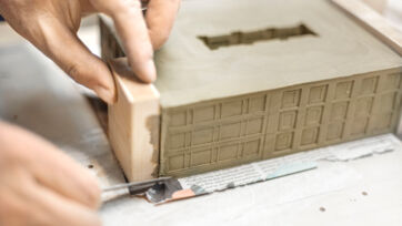 Fabrication des maquettes en argile Fabrication des maquettes en argile