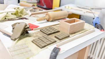 Fabrication des maquettes en argile Fabrication des maquettes en argile