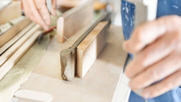 Fabrication des maquettes en argile Fabrication des maquettes en argile