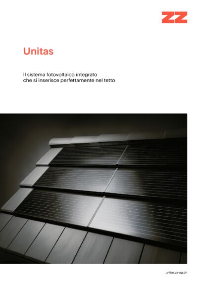 Opuscolo Unitas sistema fotovoltaico integrato
