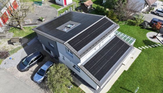 Referenzobjekt Photovoltaik, Wohnhaus in Niederuzwil