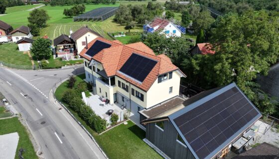 Referenzobjekt Photovoltaik, Wohnhaus in Kümmersthausen